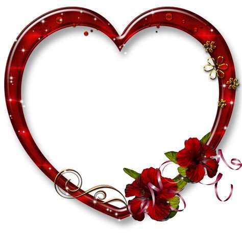 Hearts Frame PNG Transparent Images Free Download .